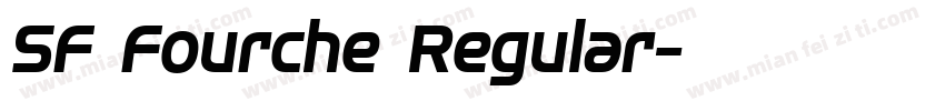 SF Fourche Regular字体转换